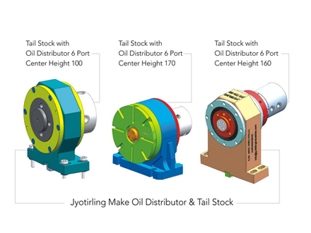 Jyotirling Make Oil distributor & Tail Stock